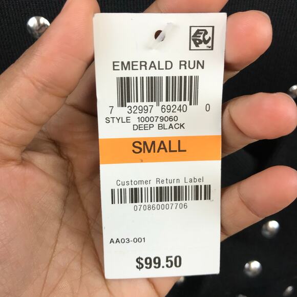 New International Concepts Black Silver Studded Dress SZ small - Picture 9 of 11